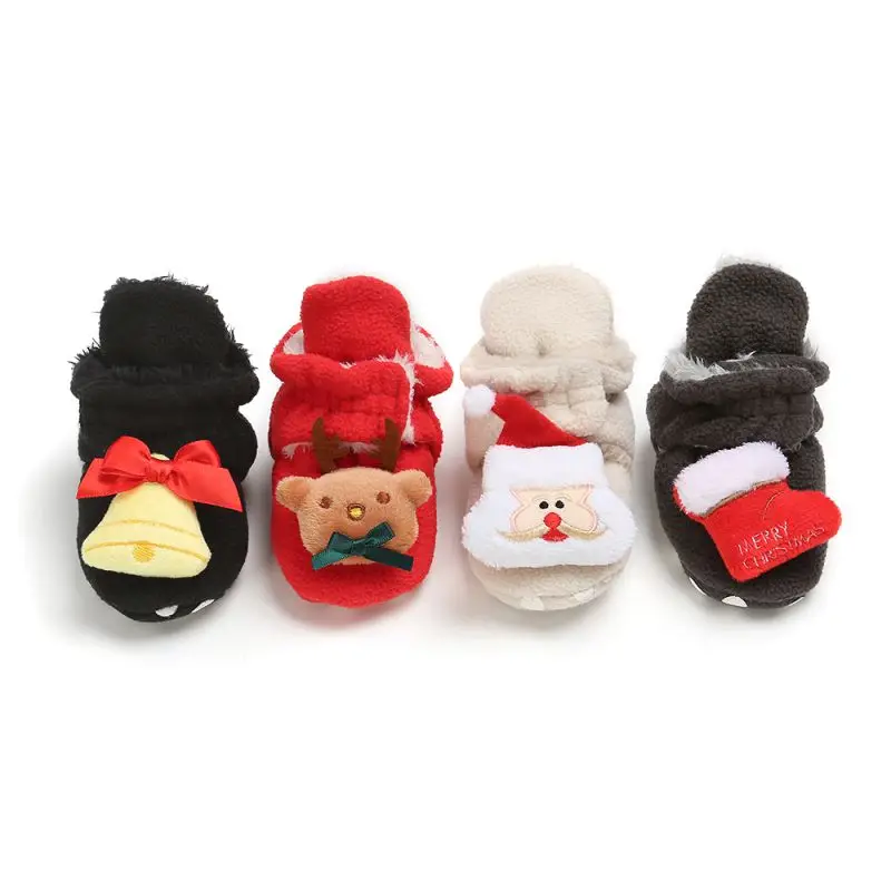 Botas de nieve para beb&eacute;s reci&eacute;n nacidos, ni&ntilde;as, ni&ntilde;os, botas de cuero de invierno, zapatos de fondo suave para beb&eacute;s, botas de abrigo de PU 0- 18M-0