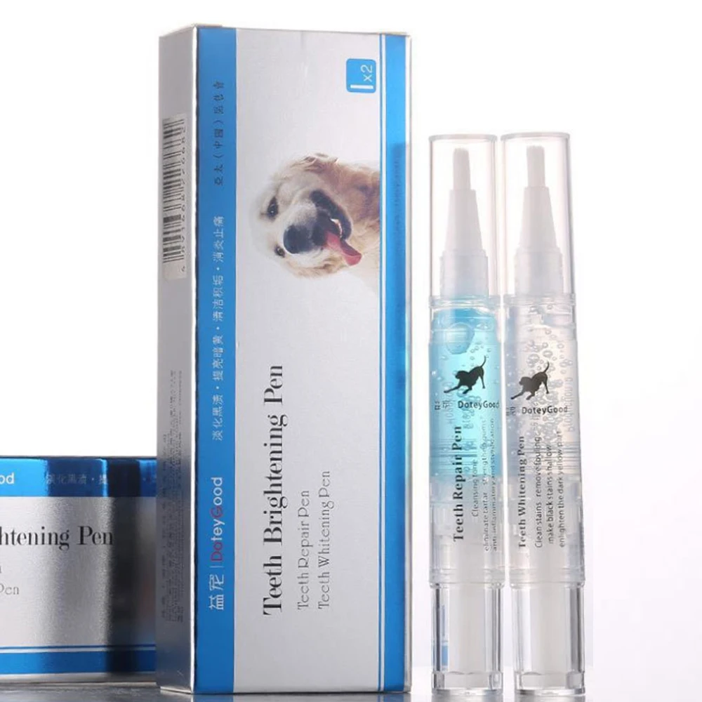 For Pets Teeth Cleaning Pen Dogs Cats Tartar Remover Dental Stones Scraper Tools 5ml Remove Stains Gel Pet Oral |