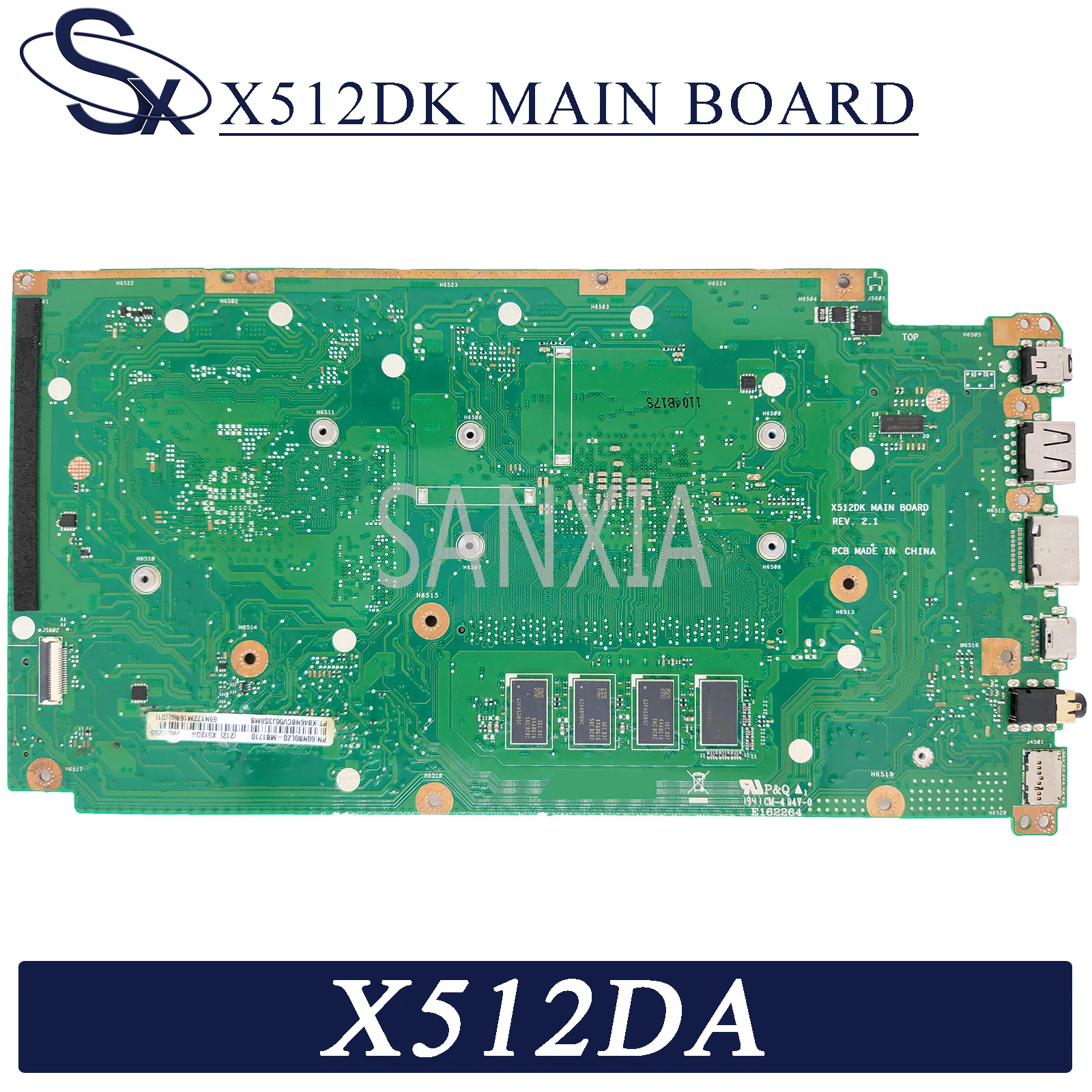 Preise KEFU X512DK Laptop Motherboard Für ASUS X541DA X541D Original Mainboard Ryzen R5 3500U CPU (R5-3500U) UMA