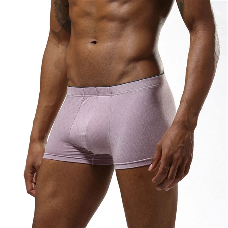 4 шт./компл. мужское сезона нижнее белье натуральный здоровый материал трусы