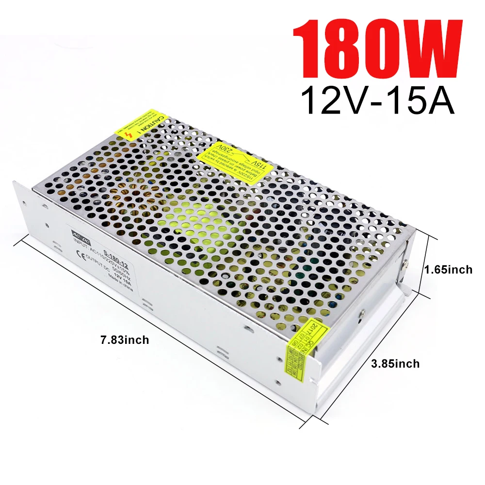 Питание AC-DC 12V 3A 5A 10A 15A 20A 30A 40A 42A 60A трансформатор для освещения светодиодный свет полосы переключения драйвер адаптера питания