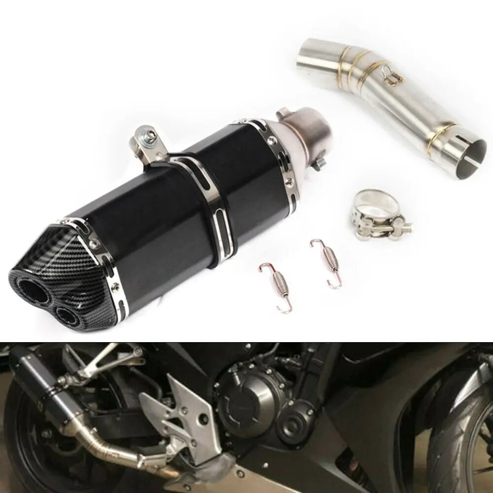 

Motorcycle Exhaust Pipe Muffler Mid Link Pipe for Honda Cbr500 Cb500f Cb500x 2013-2019