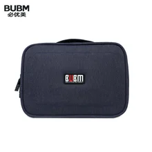 BUBM Gadget Organizer Case Digital Storage Bag Electronics Organizer for Chargers Cables Hard Drive iPad Mini Protection Pouch