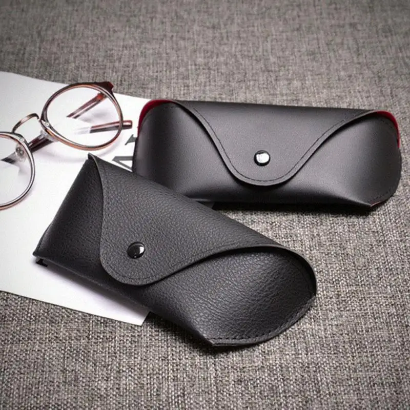 Новый чехол для очков студентов мягкий прочный Чехол из искусственной кожи