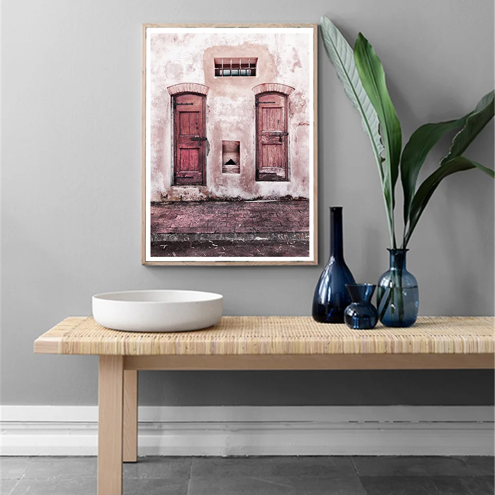 Настенная живопись на холсте домашний декор античная архитектура скандинавские