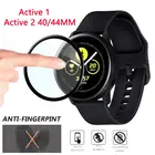 Защитная пленка для Samsung Galaxy Watch Active 1, 2 шт., 40 мм, 44 мм, стекло, изогнутый экран 3D, защита для часов