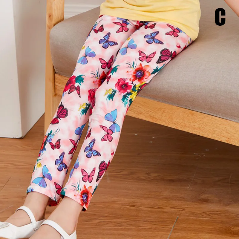 Новинка 2019 штаны для девочек детские брюки модные теплые леггинсы одежда