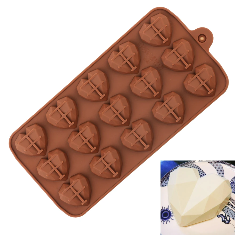 Силиконовая форма для шоколада маленькое любящее сердце пищевой силикон