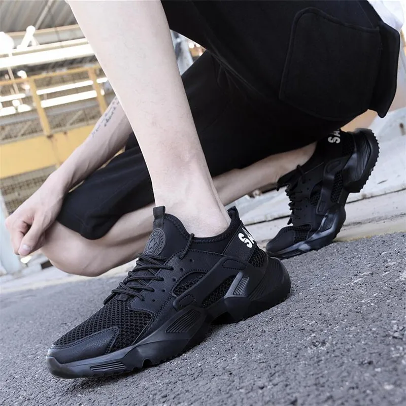 Сетка со стальным носком Рабочая обувь на ультра светильник с мягкой подошвой