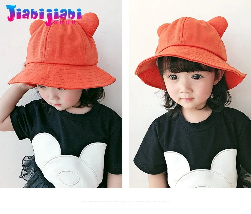 Детская Панама весенне Осенняя шапка для мальчиков и девочек Корейская