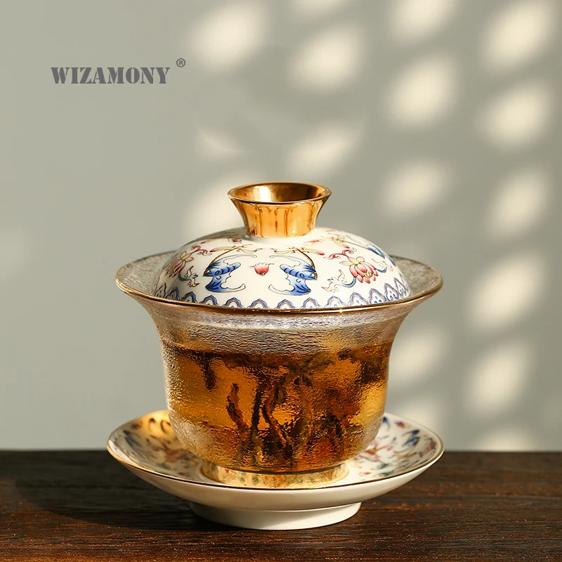 1 шт. WIZAMONY китайский чайный набор кунг фу gaiwan Чайник чашки ярмарка кружка Чайные