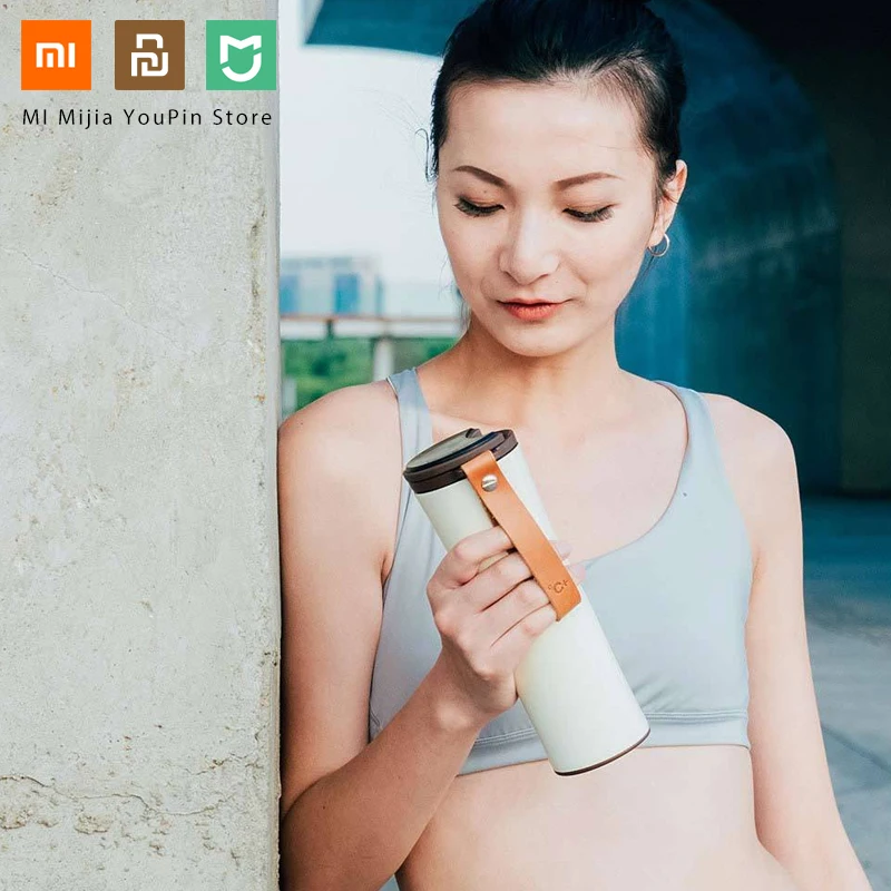 Оригинальная термоемкость Xiaomi Mijia Kiss Fish из нержавеющей стали Вакуумная бутылка