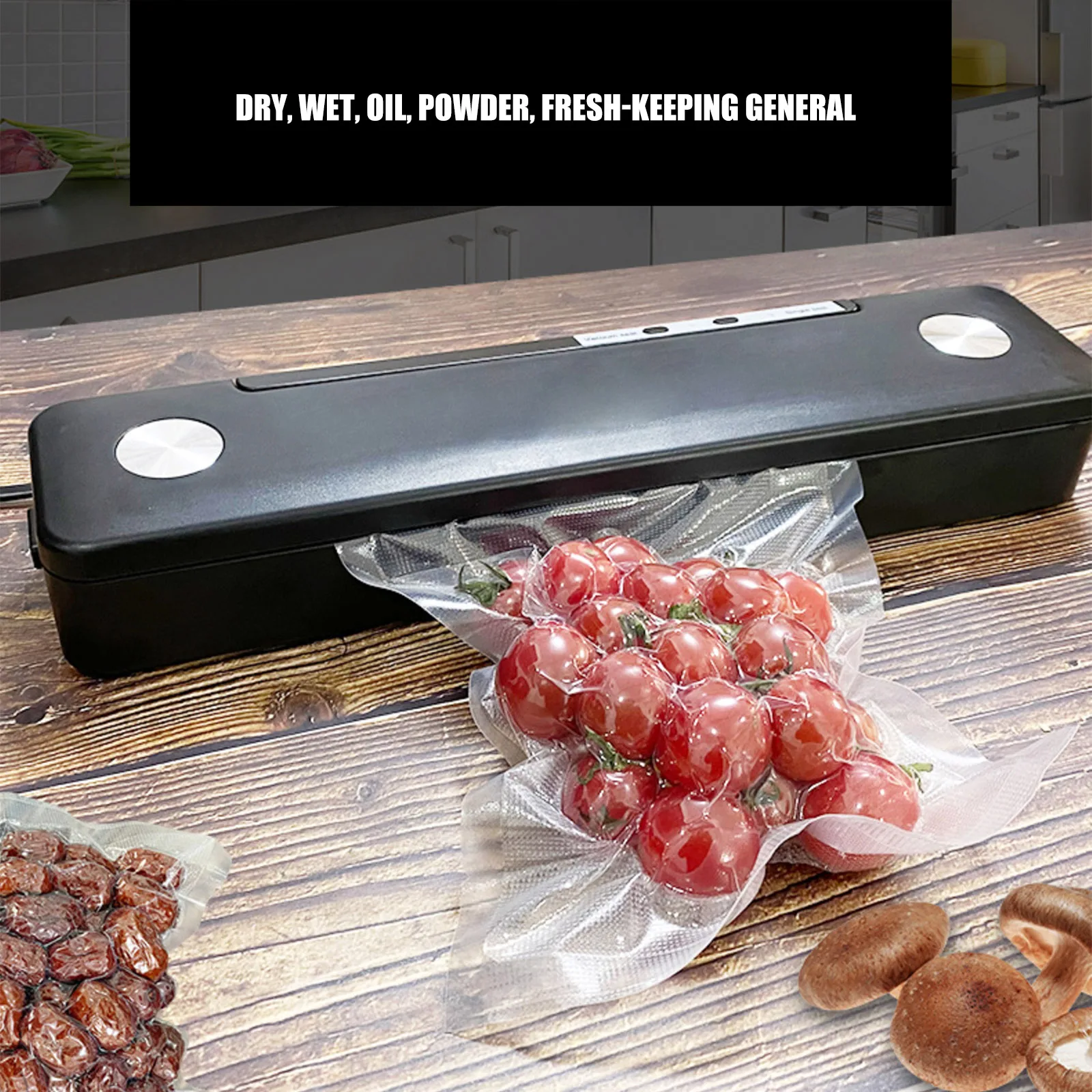 

Электрический вакуумный упаковщик пищевых продуктов для герметизации свежих продуктов, мяса и орехов, вакуумный упаковочный пакет с 10 ваку...