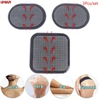 3 шт. прозрачный гель-органических полимеров электродный башмак для EMS тренажер для мышц брюшного ABS стимулятор Замена гелевая накладка замена гелевые подушечки