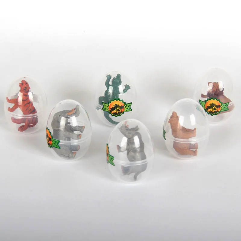 

6pcs Jurassic Dinosaurs Wyvern Dinosaur Egg Simulation Rubber Toys For Children Dinosaur