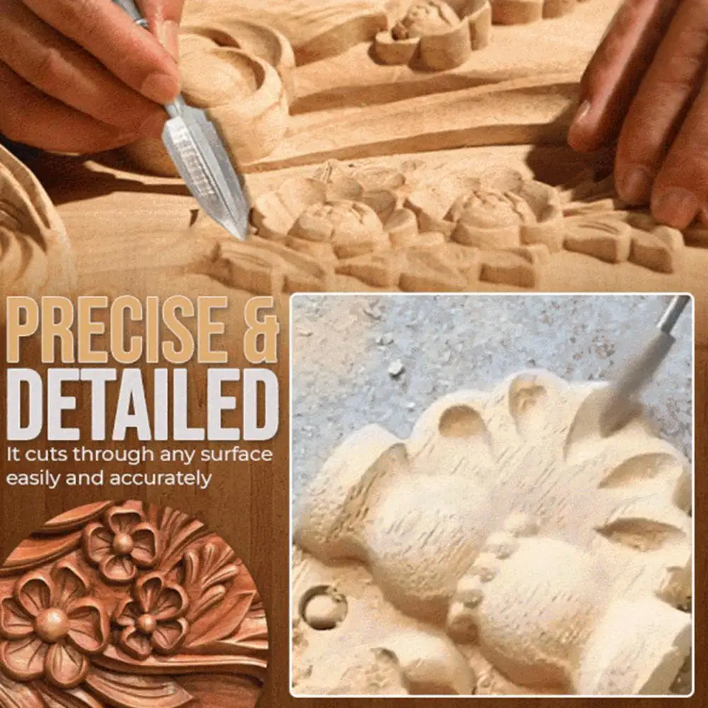 

5 Kind Of Wood Engraving Drill Bit Set Steel Carbide Grinding Burr For Woodworking Drilling Carving Engraving Bit Set