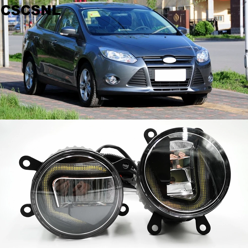 2 шт. противотуманная фара в сборе туман светильник для Ford Focus 2/3 Fusion Fiesta Tourneo Transit