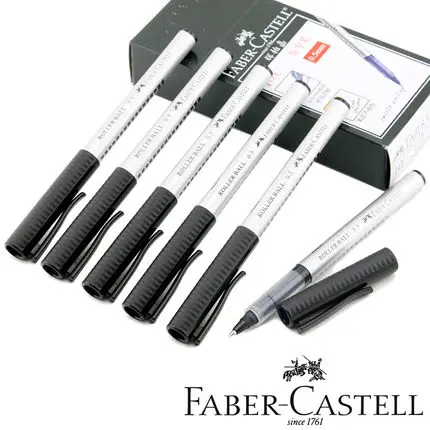 Faber Castell 2493 0 5 мм гелевая ручка для чернил ручки роликовых шариков прямая жидкая на