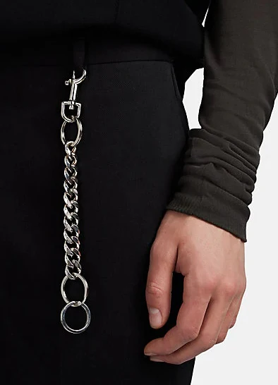 Pulseras Hombre Braslet для мужчин хип-хоп панк металл Dogclip брелок звено цепи браслет с