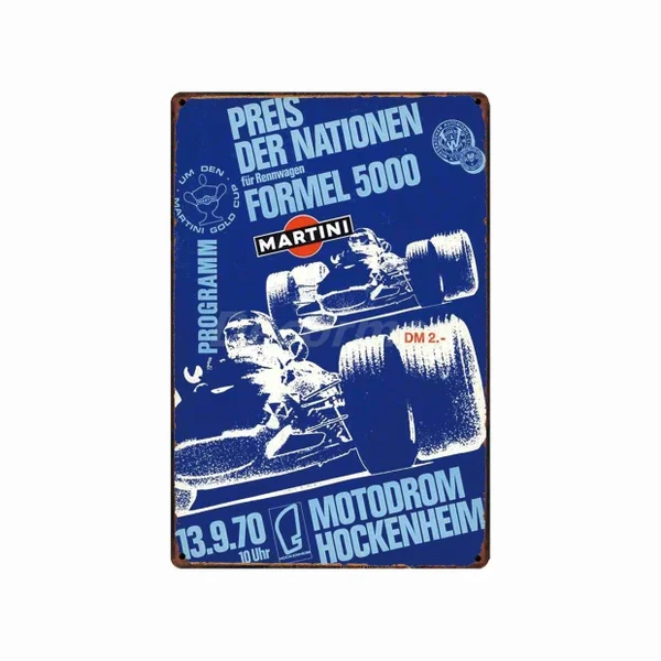 

Car Motor Racing Metal Signs Custom Iron Painting Bar PUB Metal Vintage Home Decor Tin Sign Garage Decorative Metal Painting