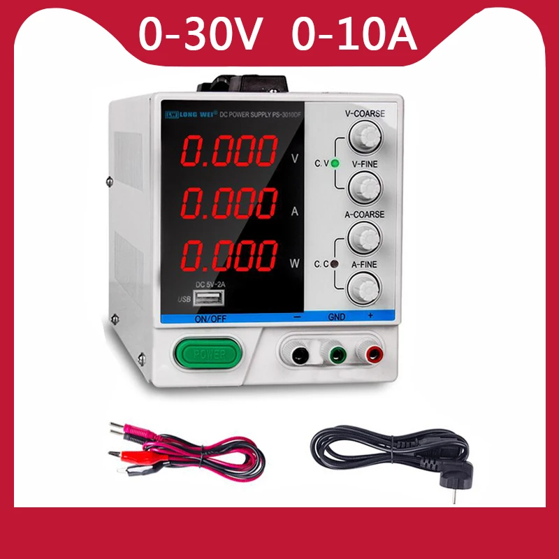 DC лаборатории Питание PS 3010DF 4 цифры по ценам от производителя Дисплей 30V 10A