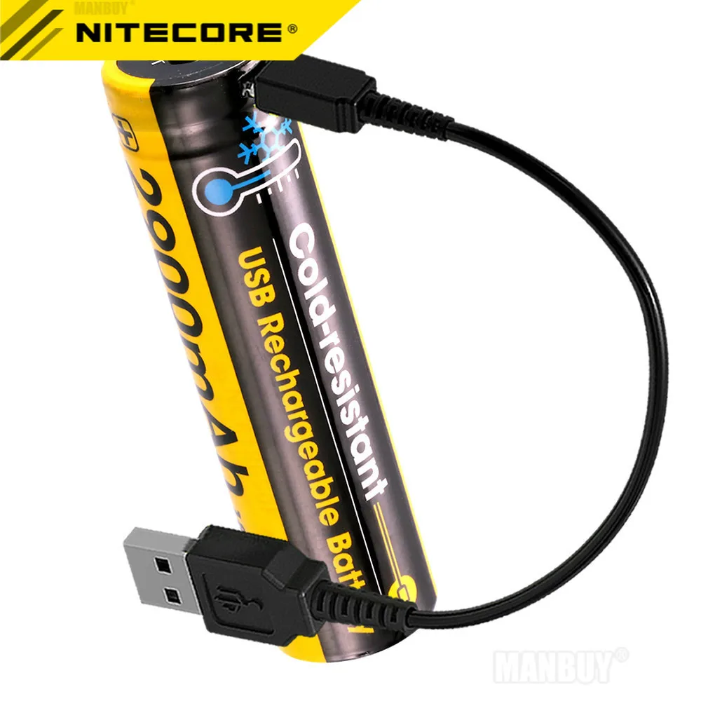 NITECORE 2900 мАч высокопроизводительная перезаряжаемая литий ионная батарея с