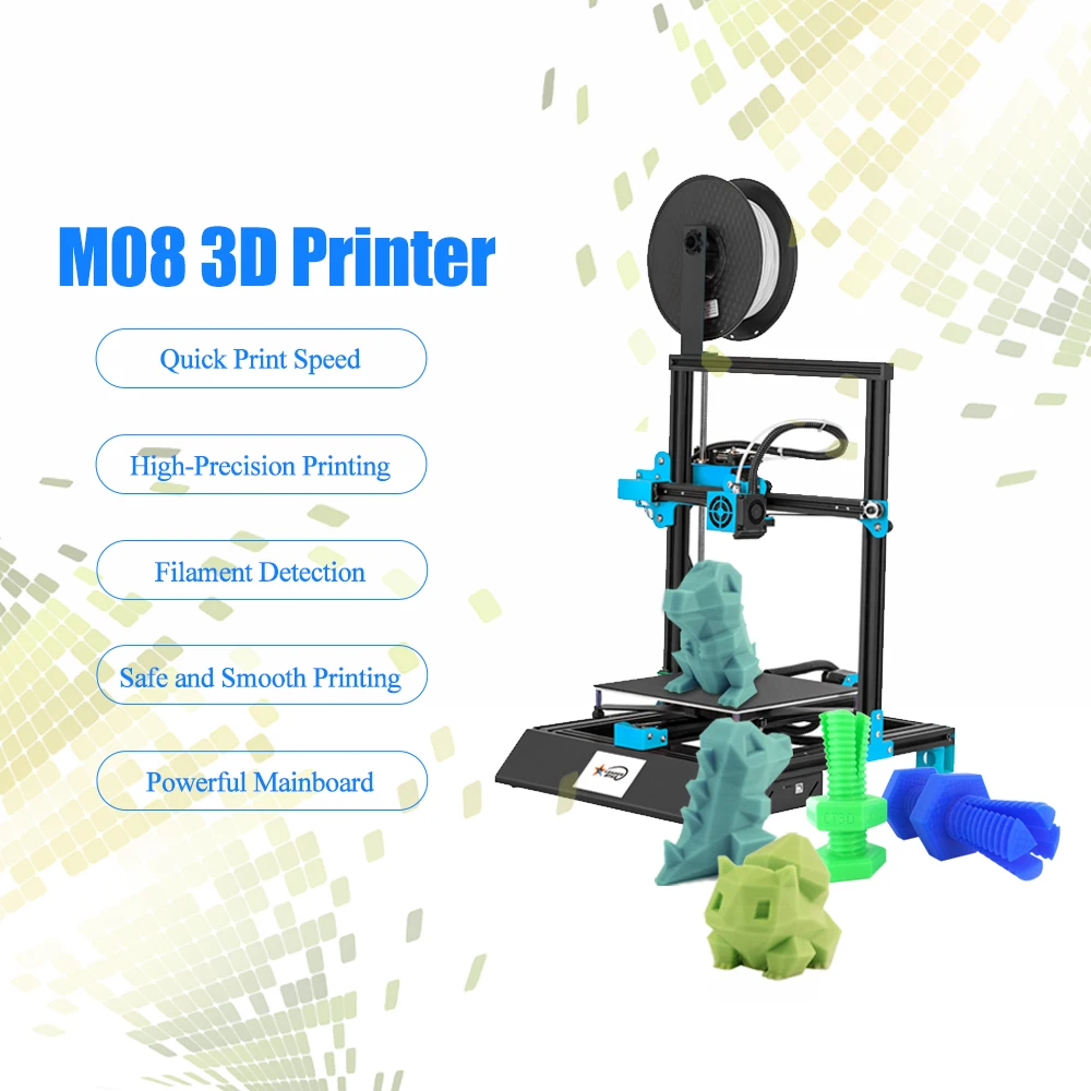 Высокоточный 3d принтер сенсорный экран DIY самосборка 220x220x270 мм Максимальный