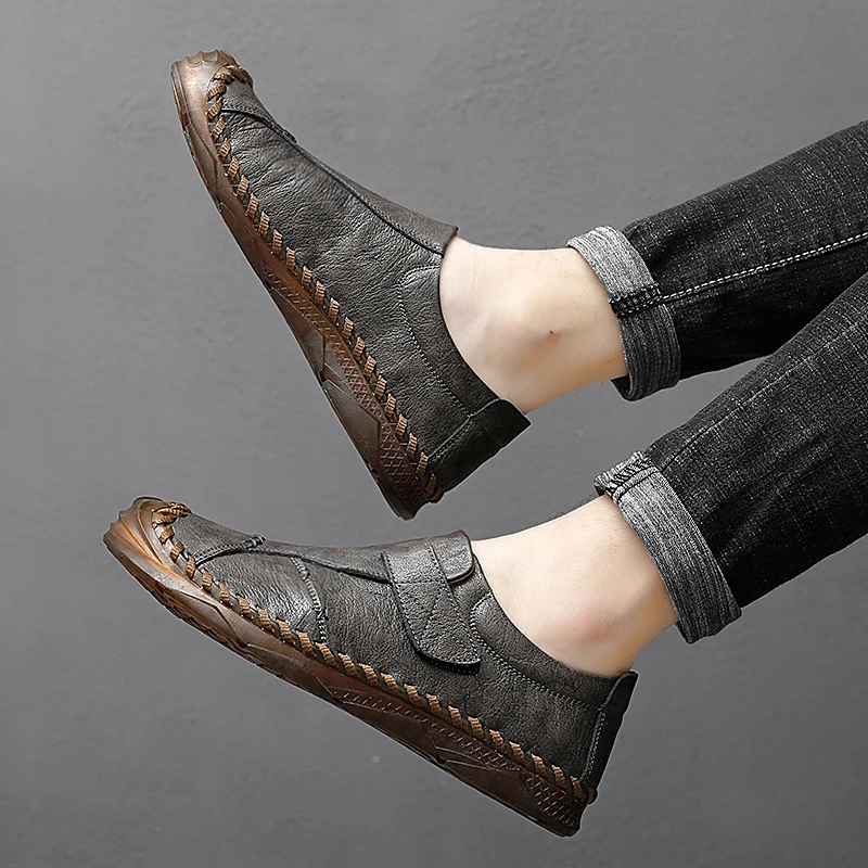 

Leather Shoes For Men Mens Shoes Sports Summer Men Genuine Leather Men's Large Size Zapatos De Cuero Para Hombre 2020 Oxford
