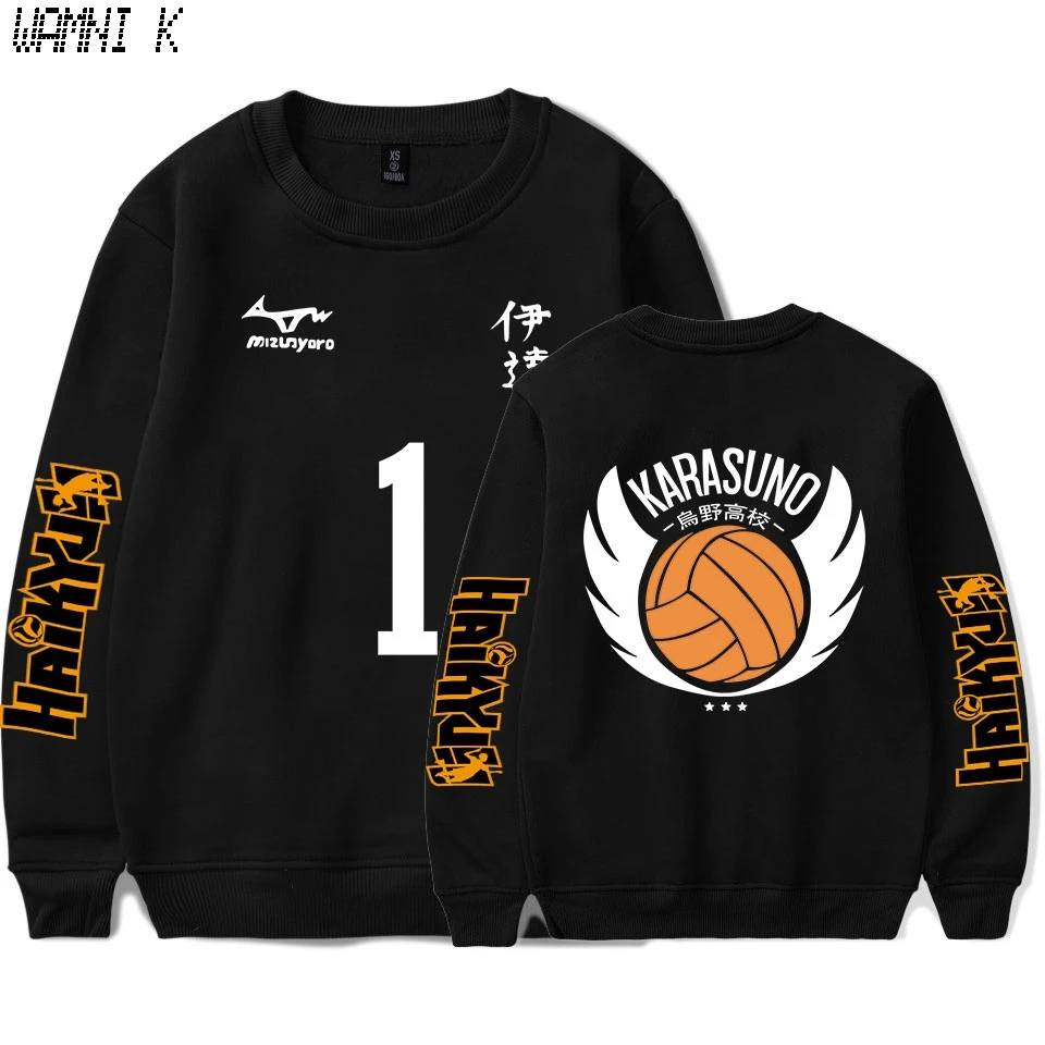 

Модные классические толстовки с капюшоном Haikyuu! Свитшот с принтом для мужчин и женщин, одежда для мужчин и женщин