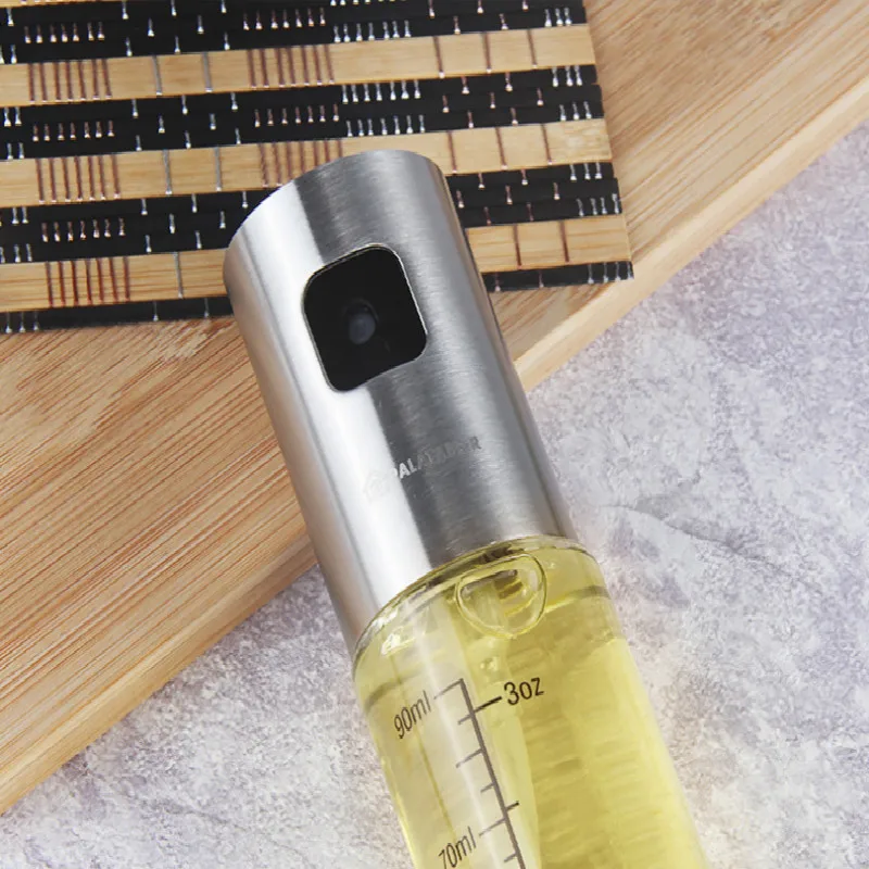 Бутылка спрей для масла из нержавеющей стали пневматическая бутылка барбекю