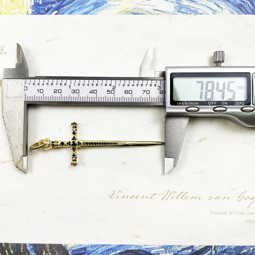 Женское и мужское ожерелье из серебра 925 пробы с черным Цирконом