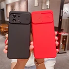 Слайд-защита для объектива камеры чехол для Oppo Realme 8 Pro 4 Realme8 8pro Realme7 7 Pro A54 A55 A73 силиконовая Мягкая задняя крышка