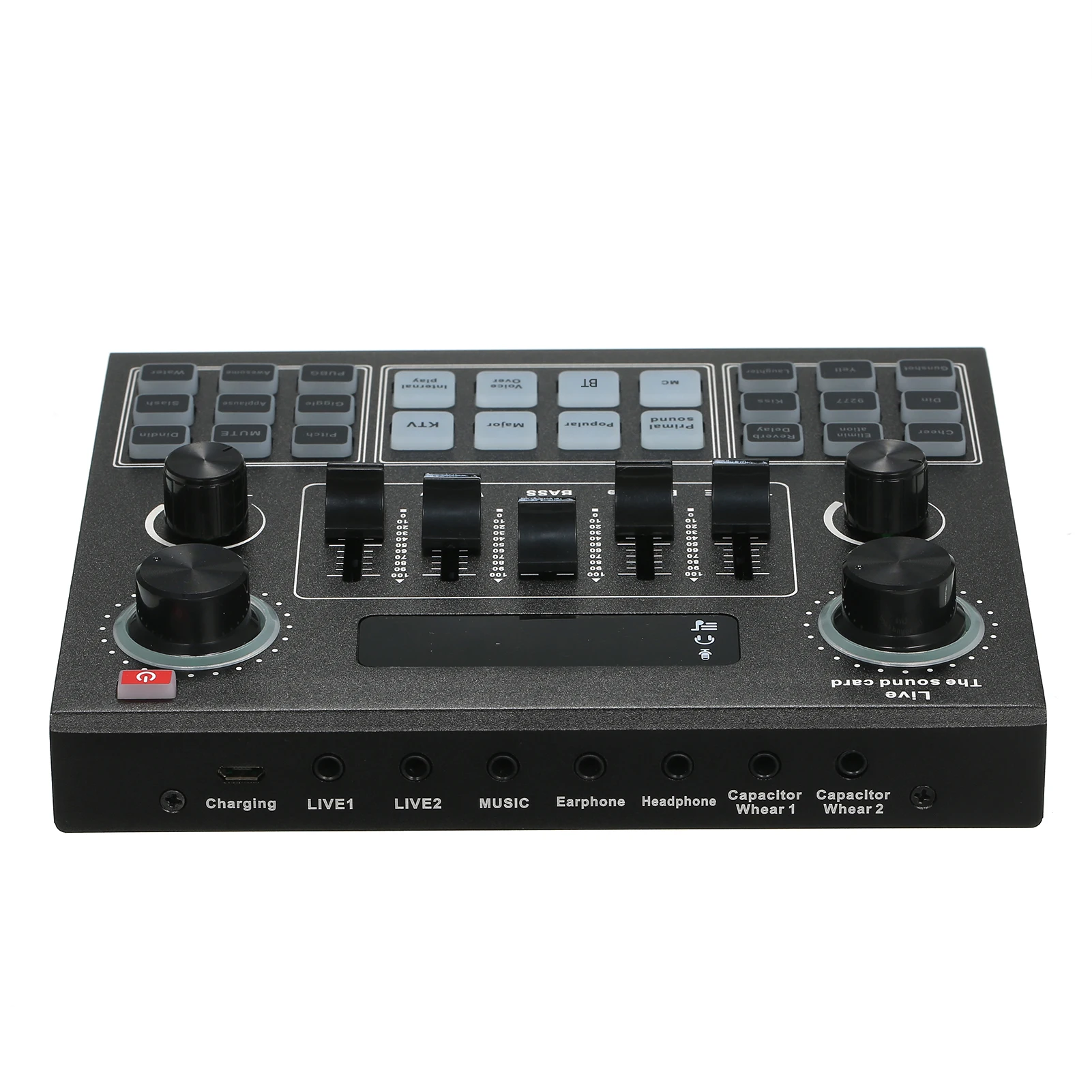 V9 живой звук карты BT сопровождения звукомикшер со звуковыми эффектами вещания