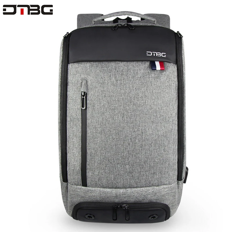 DTBG Многофункциональный USB зарядный мужской 15 дюймовый рюкзак для ноутбука модный