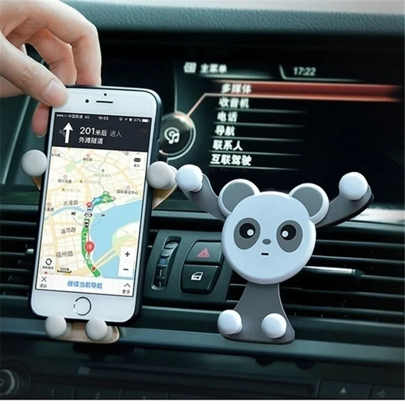 Car Phone Holder Gravity Air Vent Mount Cell Smartphone Holder  In Car Mobile Phone Holder Stand GPS Car Phone Holder car mobile phone holder universal air vent smartphone mount gps car mount
