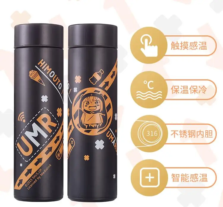 

Anime Himouto! Umaru-Chan Doma Umaru Thermos Cup 304 Stainless Steel Water Cup Vacuum Cup Water Bottle Studnet Cosplay Gift