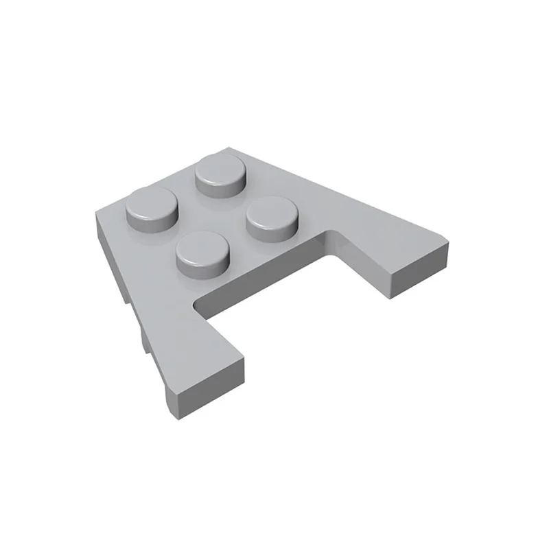 10 шт. кубики MOC 90194 клиновидная пластина с клиновидным вырезом для строительных