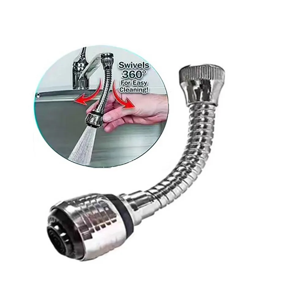 

Extending Faucet Flexible Pipe Sprayer Diam 3.5cm Turbo Flex 360 Sink Faucet Bathroom Basin Sprayer Jet Stream Spout