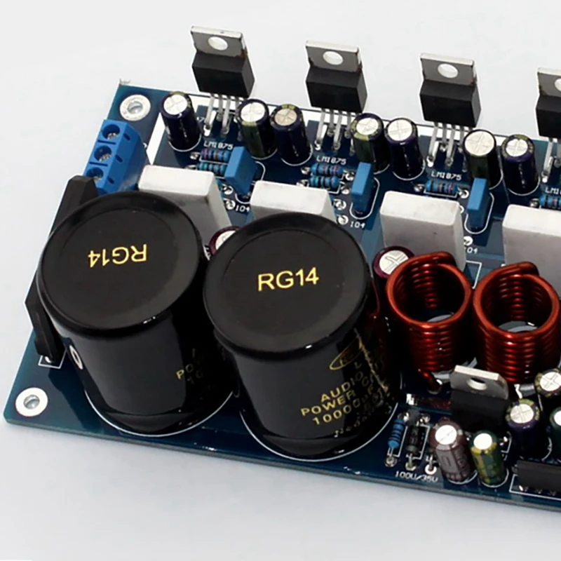 

Hot Power Amplifier Board LM1875 20HZ-20KHZ Paralleling 2.0 50W+50W Audio AMP Amplifier for DIY