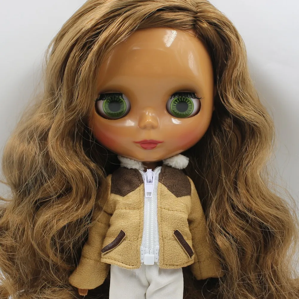 Ледяная DBS Blyth Кукла Одежда зимнее пальто Chiristmas игрушка наряд|coated plastic|coat picturecoat