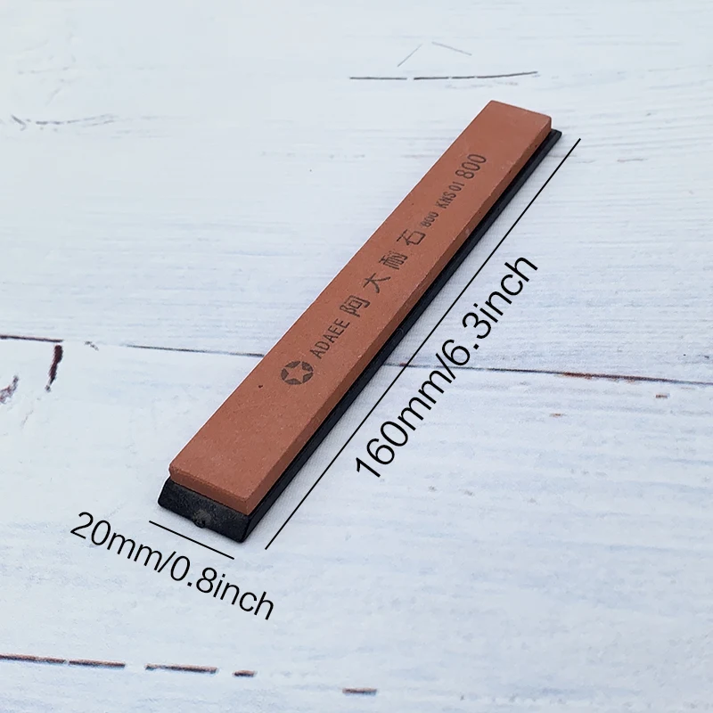 Natural corundum sharpening whetstone with base sharpener for kitchen knife professional outdoor small Fixed angle | Дом и сад