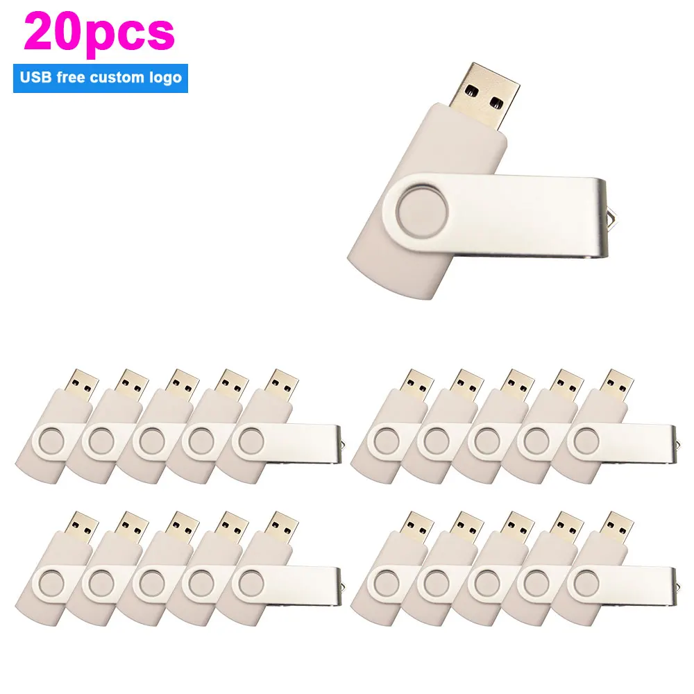

20 шт./лот Пользовательский логотип USB 2,0 флеш-накопитель 4 ГБ 8 ГБ 16 ГБ 32 ГБ Флешка 64 Гб карта памяти Реальная емкость U диск Cle Usb