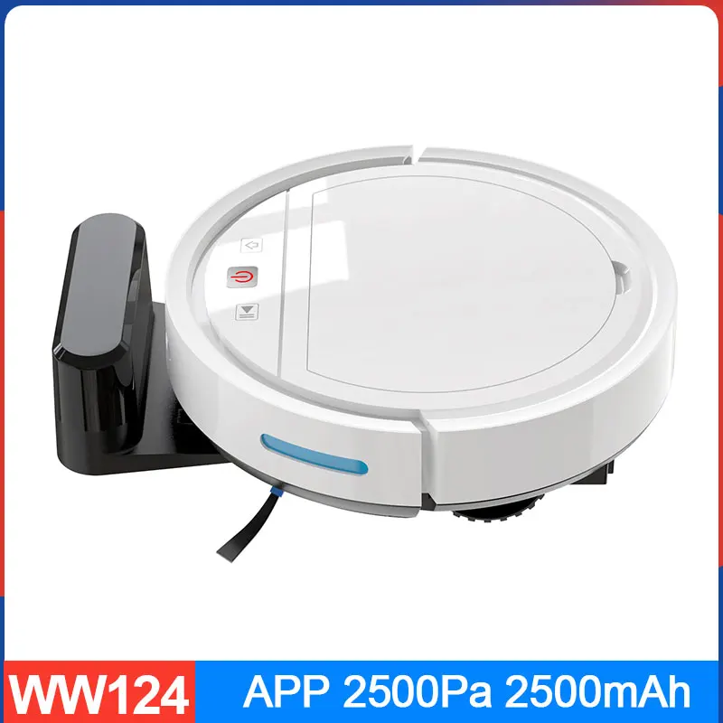 

Fully Automatic Planning Sweeping Robot Sweep, Suction and Drag Three In One Remote Voice Control 2500mAh Smart Recharge Sweeper