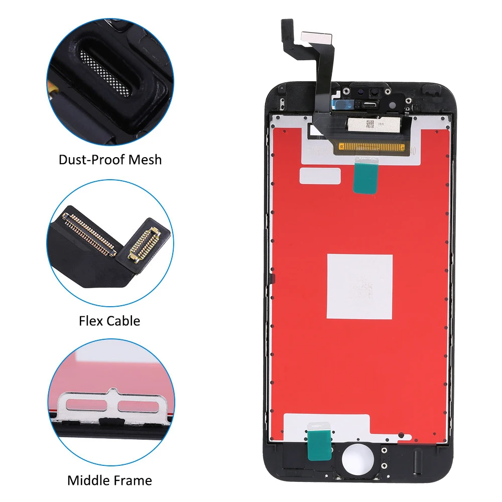 ЖК-дисплей с сенсорным экраном для Apple 6S 3 шт./лот замена дигитайзера без битых