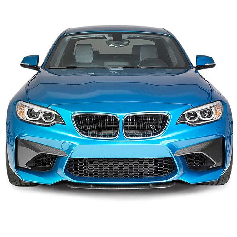 Углеродное Волокно сплиттер передней губы Накладка для BMW F87 M2 2 двери 2016