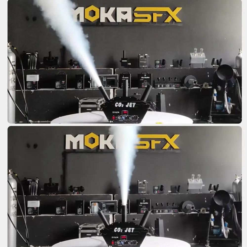 2 шт./лот 3 головки CO2 Jet DMX контроль спецэффектов Cryo Co2 Fog Machine Оборудование для DJ