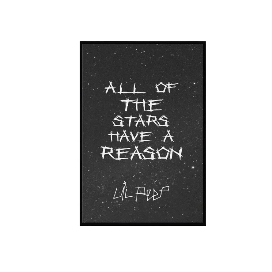 Настенная Картина на холсте Лил Пеп Звезда покупок песни Звездное настенное