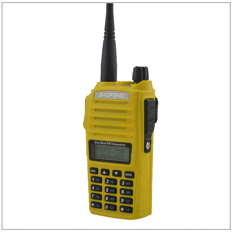 walkie talkie baofeng uv 82 dual band vhfuhf 136 174400 520mhz double ptt 5w ham two way radio uv82 fm ttransceiver uv 82 free global shipping