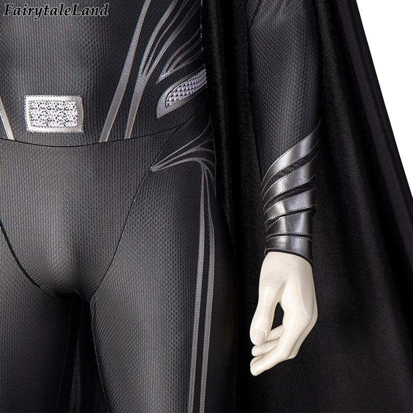 

Halloween Clark Cosplay Kent Black Costume High Quality Superhero Black Jumpsuit Black Bodysuit Boots