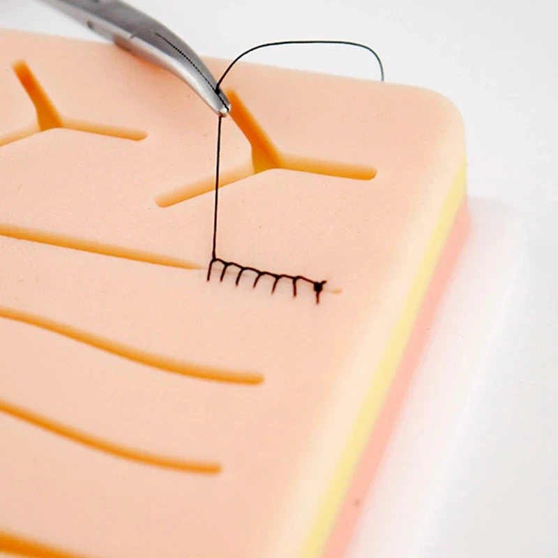 МТС гладкий Чехол из силикона подкладка для наложения шва хирургической раны шов